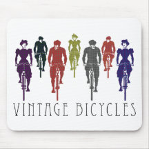 Bicyclettes vintages tapis de souris