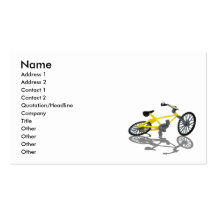 BicycleViewFromBelow112010, Name, Address 1, Ad... Business Card Template