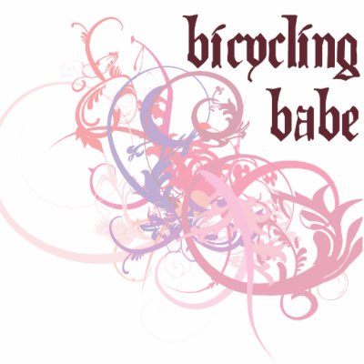 Bicycling Babe Photo Cut Outs by busybees
