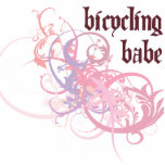 Bicycling Babe Photo Cut Outs