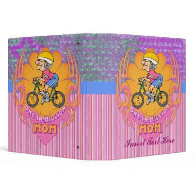 Bicycling Mom Avery Binder by mothersdaytshirts