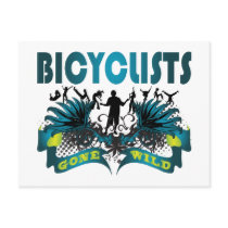 Bicyclists Gone Wild Post Cards
