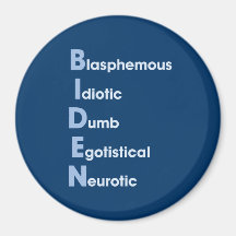 Biden Acronym Refrigerator Magnet