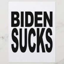 Biden Sucks Full Color Flyer