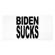 Biden Sucks Photo Card