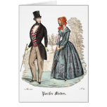 Biedermeier Fashion Illustration cards