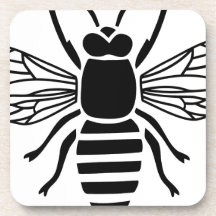 biene bee wasp bumble wespe hummel cocktail untersetzer