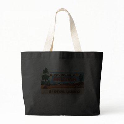 Bienvenido a  Arizona si eres guero  2Gio Canvas Bag by 2GIOSdotCOM