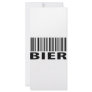 Bier barcode icon rack cards