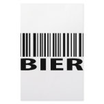 Bier barcode icon stationery