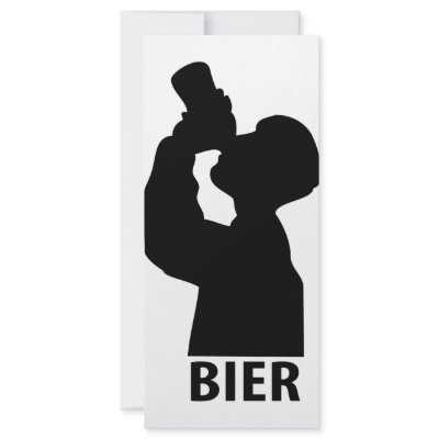 bier icon rack card template by TomaniacLines
