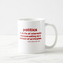 Bierce on Politics Coffee Mug