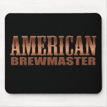 bière américaine de brasseur de maison de brewmast tapis de souris