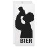 Biertrinker icon personalized rack card