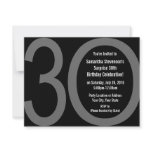 Big 3-0 Birthday Party Invitations