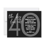 Big 4-0 Birthday Party Invitations