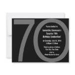 Big 7-0 Birthday Party Invitations