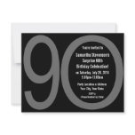 Big 9-0 Birthday Party Invitations
