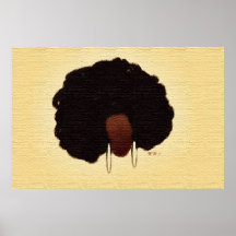 Big Afro Poster