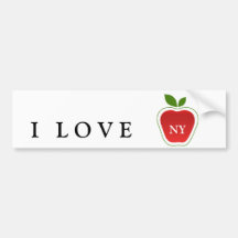 Big Apple Bumper Sticker