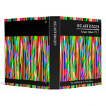 Big Art Binder 018 (1in) Colourful Wind