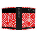 Big Art Binder 08 (2in) - Red and White