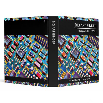 Big Art Binder 09 (1in) Circuitry by artberry