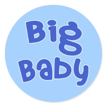 Big Baby Father's Day Products Round Sticker