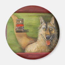 Big Bad Wolf Fridge Magnet
