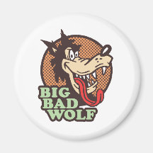Big Bad Wolf Fridge Magnet