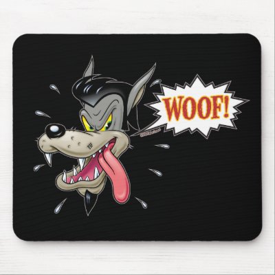Big Bad Wolf Pad Mousepad by MikeLemos