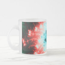 Big Bang - red and blue fractal explosion Mugs