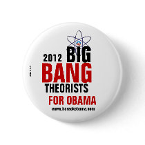 Big Bang Theorists for Obama Pinback Buttons
