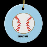 Big Baseball Ornament ornaments