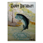 Big Bass! Greeting Cards
