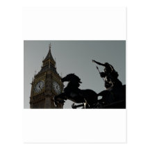 Big Ben and Boudica Postcards