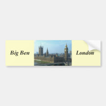 Big Ben and Houses of Parliament - London Bumper Stickers