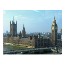 Big Ben and Houses of Parliament - London Post Cards