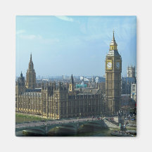 Big Ben and The Houses of Parliament London Fridge Magnet