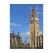 Big Ben and the London Eye Postcard