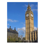 Big Ben and the London Eye Postcard