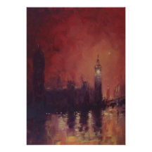 Big Ben At Night Invitation