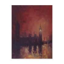 Big Ben At Night Post Card