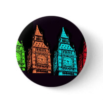 Big Ben Collage Button