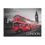 Big Ben London Bus Post Card