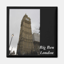 Big Ben, London Refrigerator Magnets