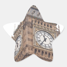 Big Ben London Star Sticker