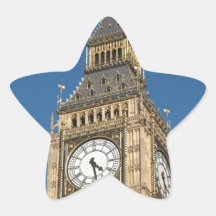 Big Ben London Star Stickers