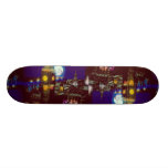Big Ben, London with moon Skate Boards