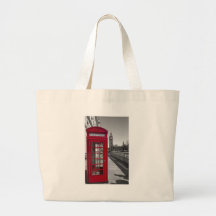 Big Ben Red Telephone box Bag